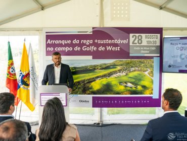 Parceria West Cliffs / Águas do Tejo Atlântico recicla 570.000 litros/dia de água para rega de Campo de Golfe 