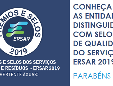 ERSAR atribuiu à Tejo Atlântico “Selo de qualidade para o uso eficiente da água”