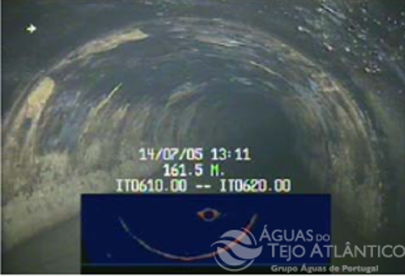 Inspeção e Avaliação das Condições Estruturais e de Funcionamento do Intercetor Geral da Costa do Estoril adjudicada por 1,1M€