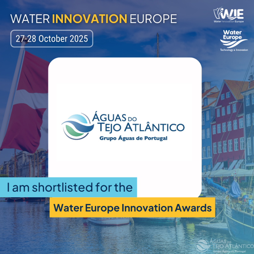 “Building a Water Smart Society - Alenquer Territory” na shortlist da Water Innovation Europe 2025